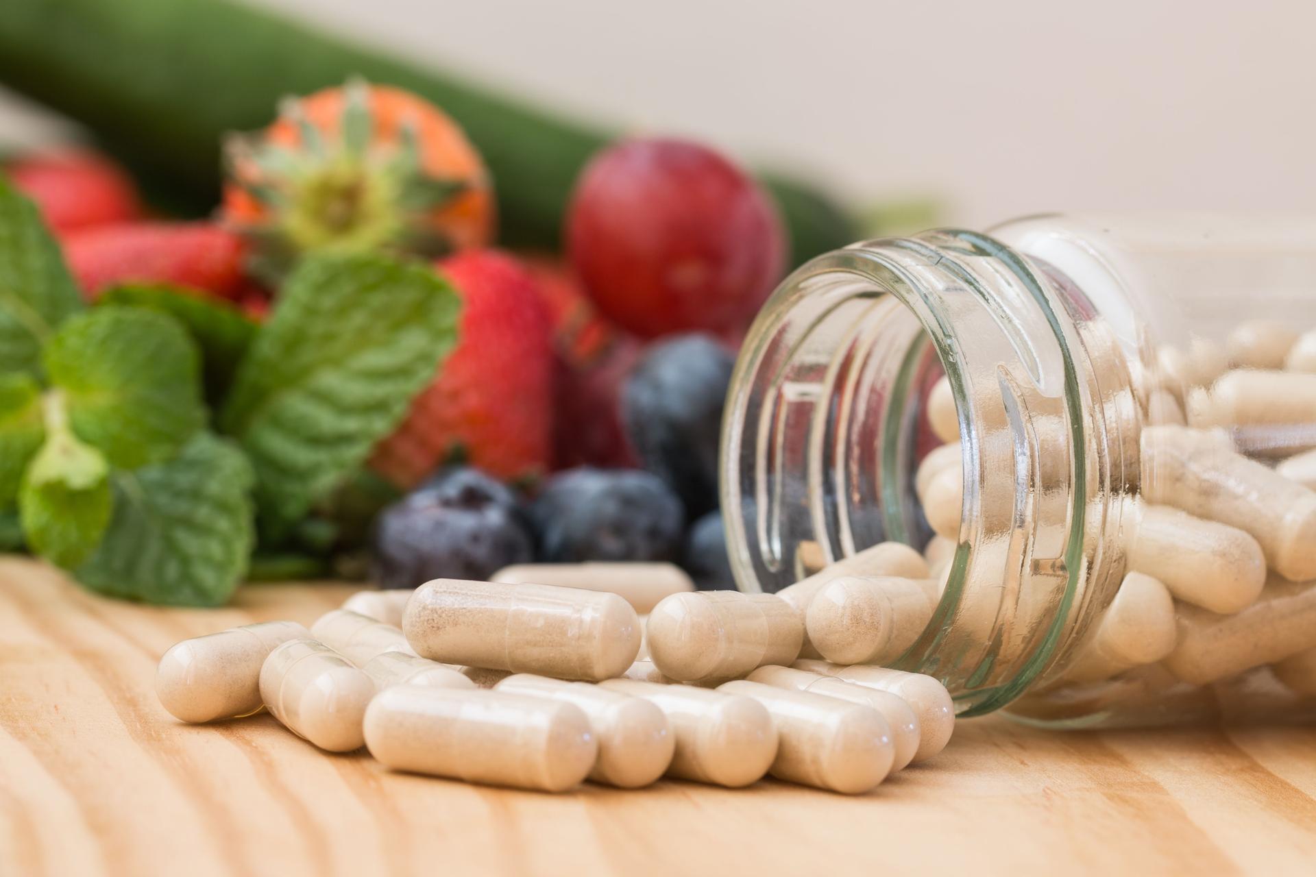 Vitamins supplements.
